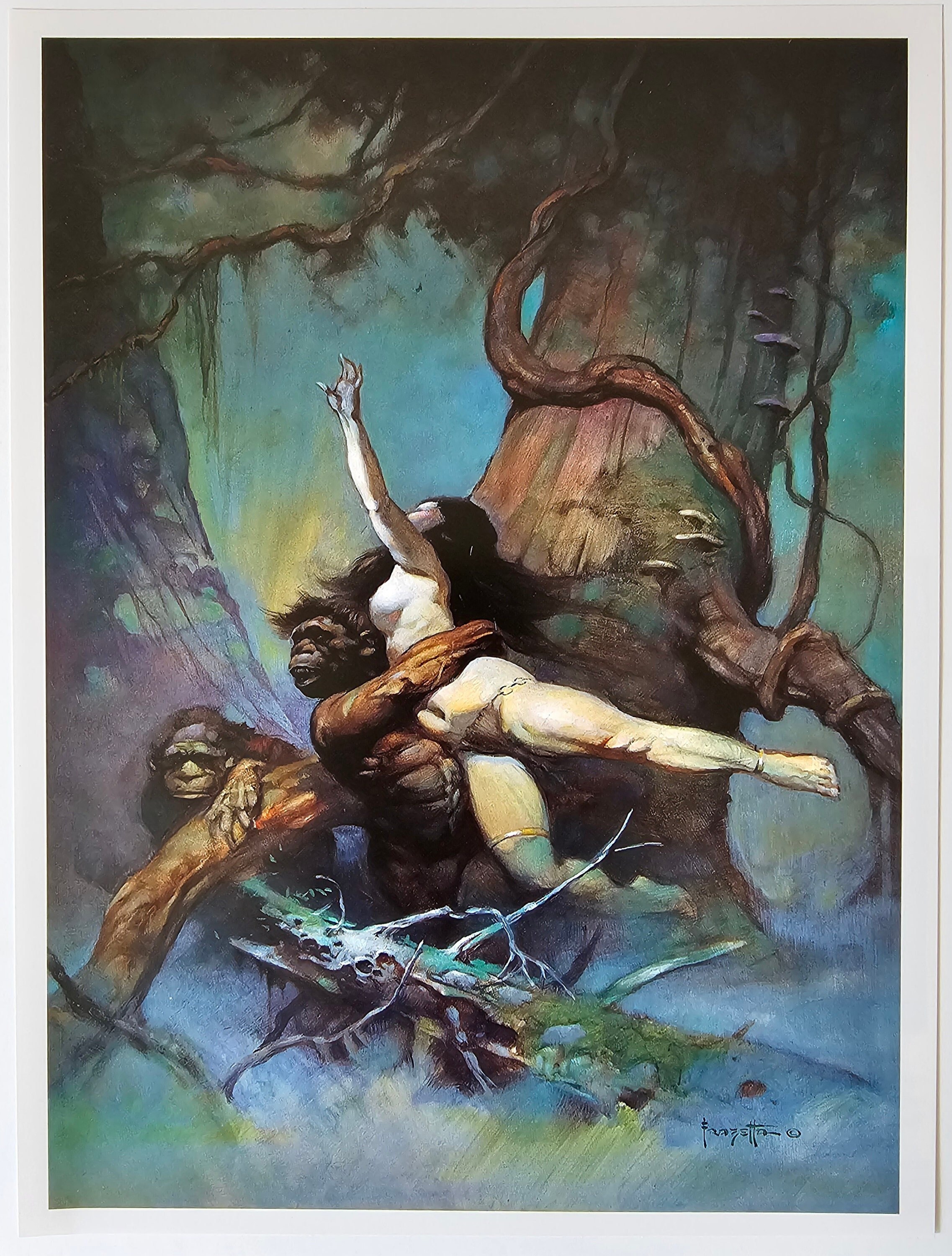 Frank Frazetta Fantasy 1999 Vintage Book Plate / Print - Etsy