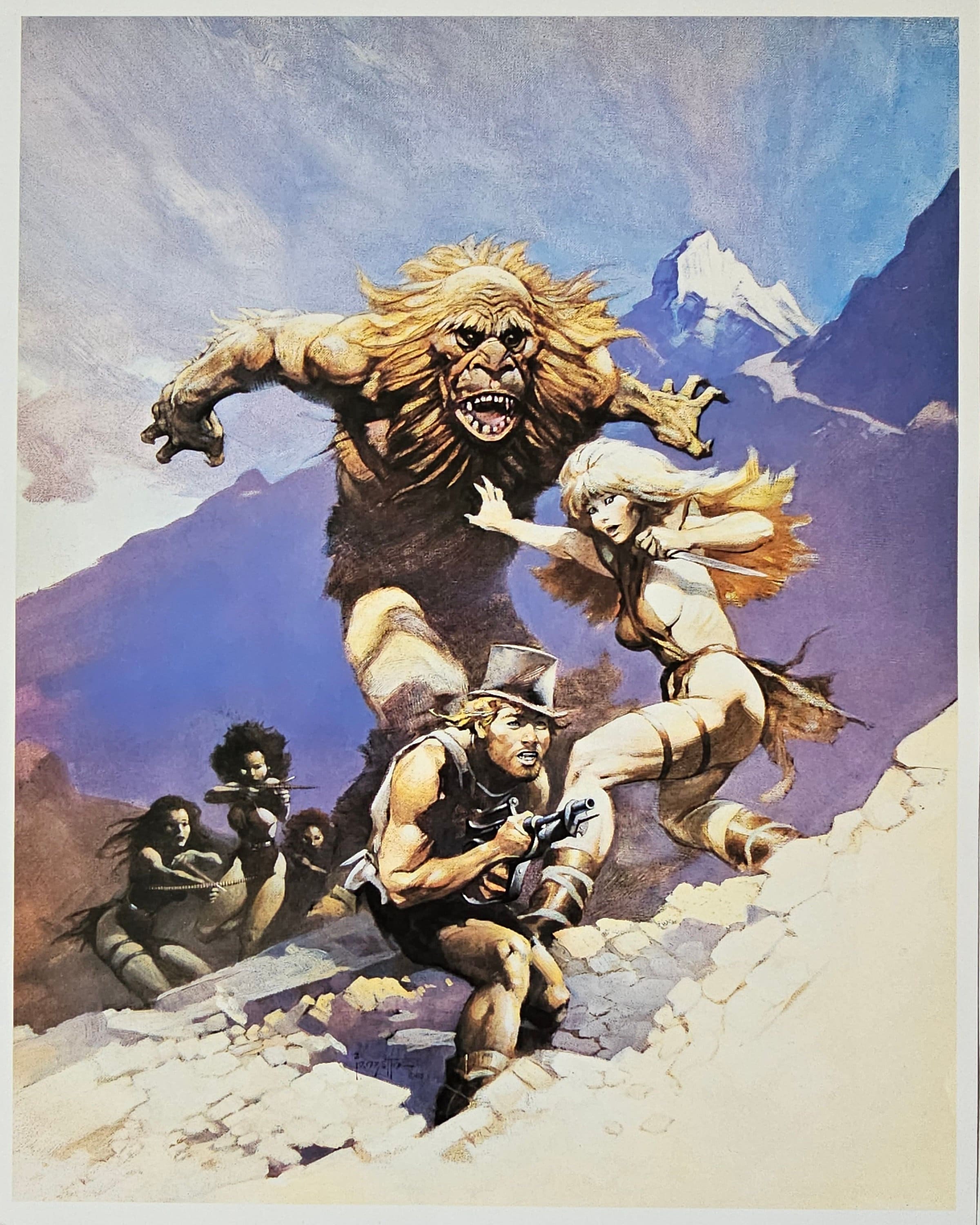 フランク・フラゼッタ、イエティ、ファンタジーアート、1999年