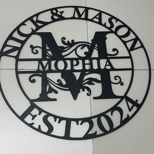 Signs Personalized House Warming Gifts New Home Wedding Gifts Last Name Signs for Home Custom Metal Signs Personalized Signs for Home