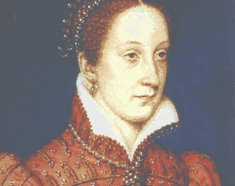 MARY QUEEN of SCOTS # 1 - X-stitch chart