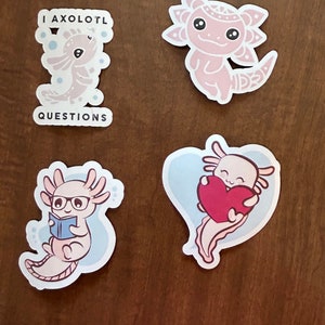 stickers axolotl