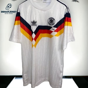 Retro Germany World Cup 1988-1990 Jersey - Vintage Germany Football Jersey - Germany World Cup Legendary Shirt - Deutschland Trikot