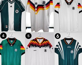 Retro Deutschland WM 1988-1990 Trikot - Vintage Fußball Trikot - Germany WM Legendäres Hemd - Deutschland Trikot