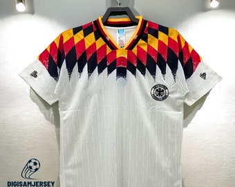 Camiseta retro de la Copa Mundial de Alemania 1994-1998 - Camiseta de fútbol vintage de Alemania - Camiseta legendaria de la Copa Mundial de Alemania - Deutschland Trikot