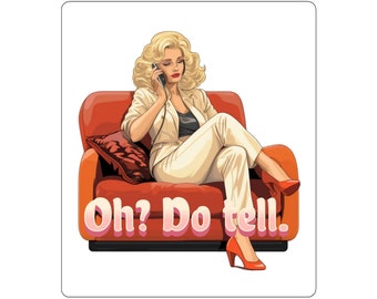 Retro Sassy and funny 70s 80s Sticker