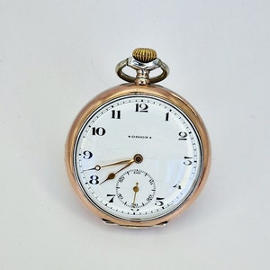 Rare vintage Orion pocket watch silver 800s. image 1