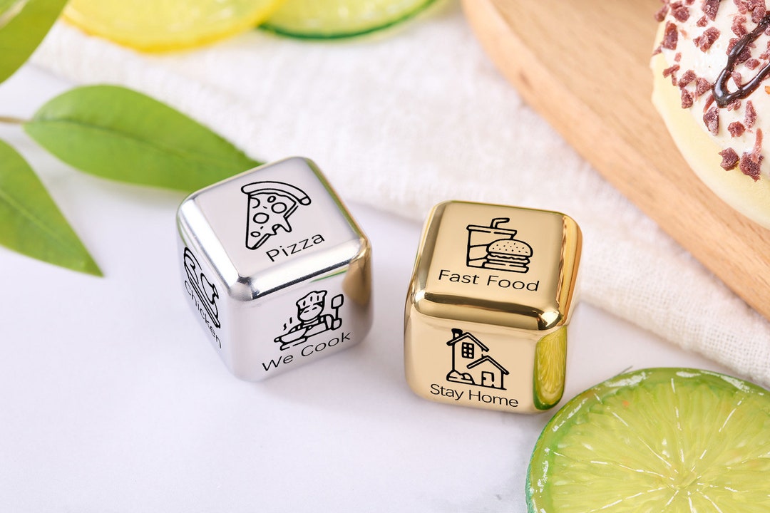 Personalized Food Dice Valentine's Day Gift Custom Date Night Dice