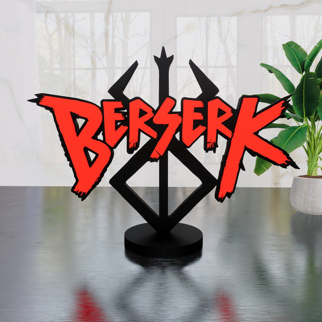 Berserk 3D Sign for Famous Anime Television Series Shelf. Not OFFICIAL ...