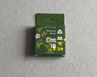Bloemenstickers, een doos vol, scrapbooking