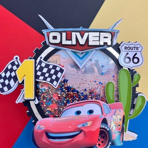 Lightning Mcqueen Cake Topper Lightning Mcqueen Shaker Cake Topper Cars ...