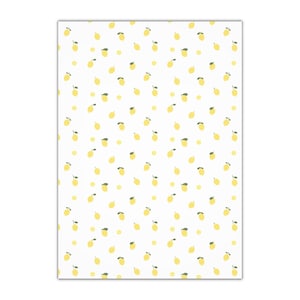 Lemon Gift Wrapping Paper Sheets, Perfect for Birthdays, Holidays, Baby Showers, and DIY Crafts, Eco-Friendly, Cheerful Wrap Ideas