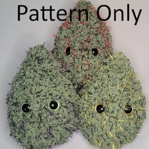 Medium Nouglas the Nug Crochet Plushie (Pattern Only)
