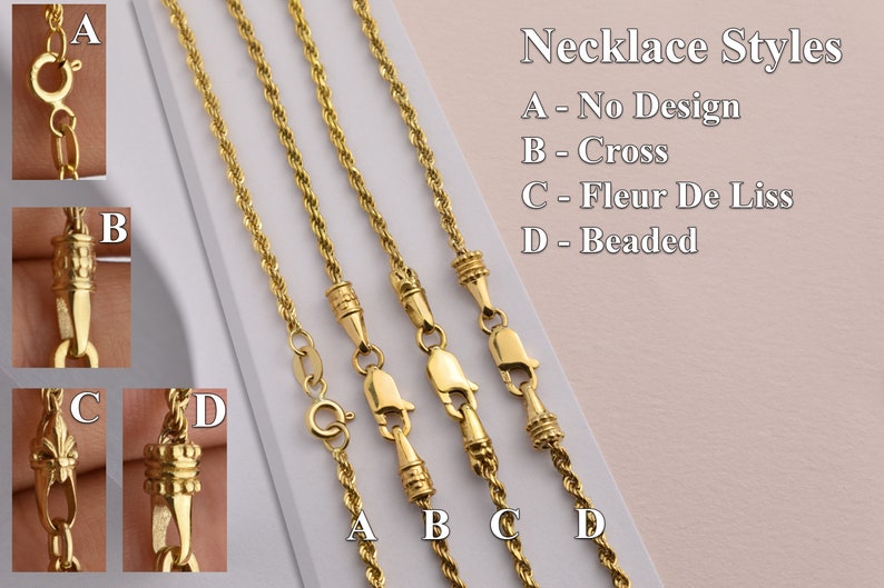 a picture of a gold necklace styles
