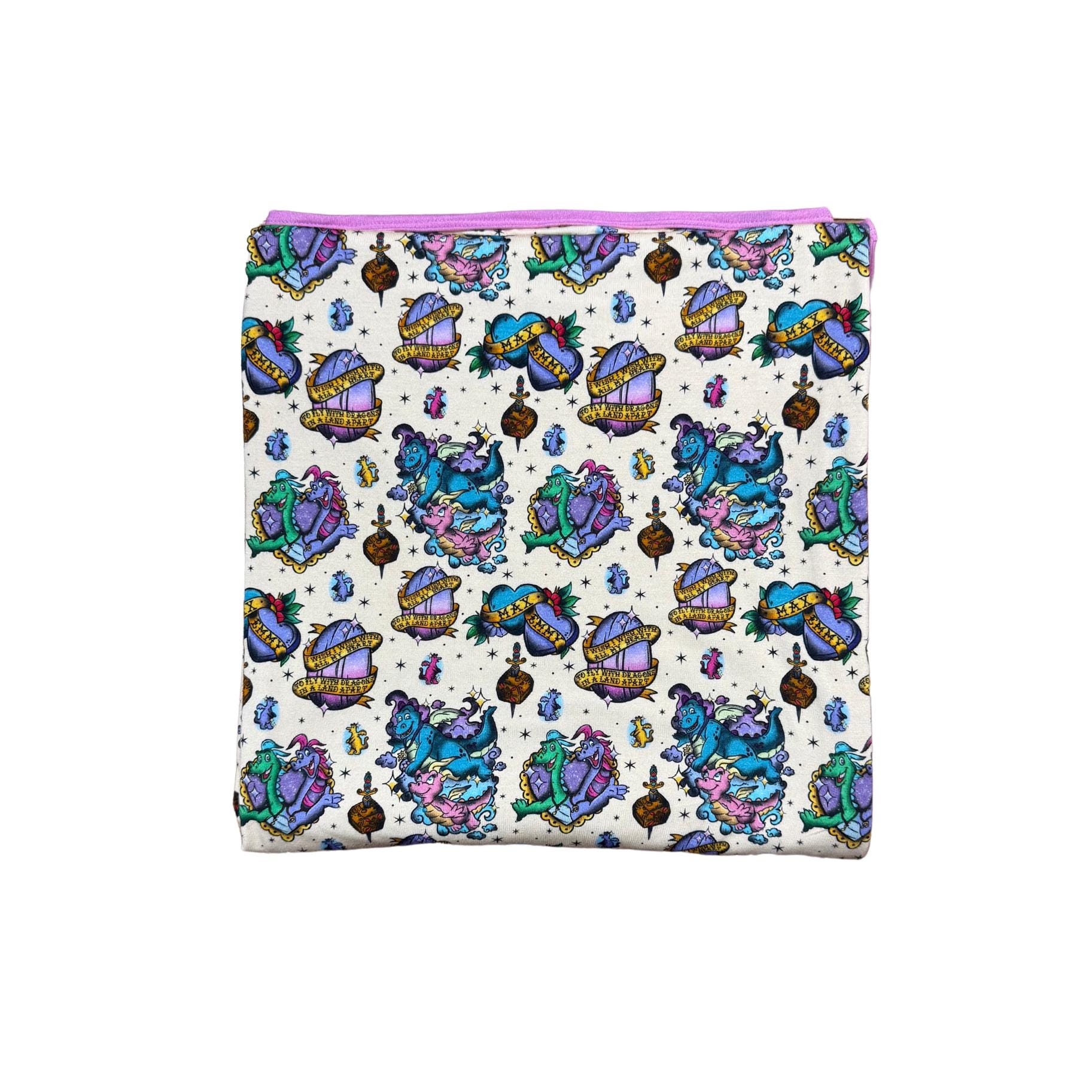 Take Me To Dragon Land Blanket (Purple)