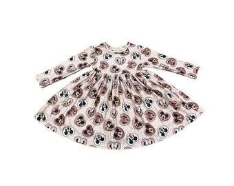 I Heart Mickey & Minnie Twirl Dress (Pink)