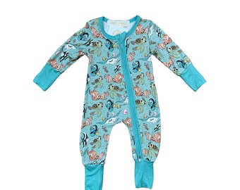Just Keep Swimming Romper