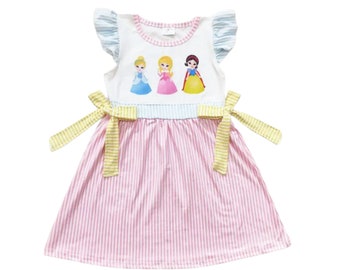 Flutter Sleeves Princess Twirl Dress