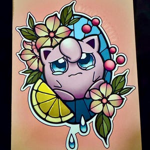 Sad Jigglypuff - A5 print