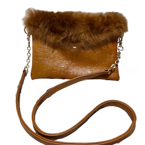Handmade Crossbody Bag, Premium Alpaca Fur Handbag, Peruvian Alpaca Bag, Alpaca Fur Handbag, Unique Women Gift, Christmas gift