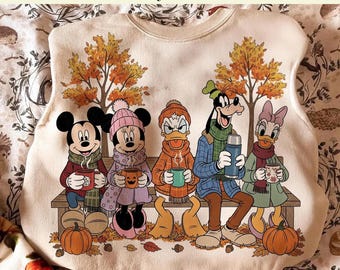 Listo para imprimir (DTF), Mickey y amigos de Halloween (DTF), Calabaza de otoño (DTF), Otoño (DTF), Calabaza (DTF), Ambiente otoñal (DTF)