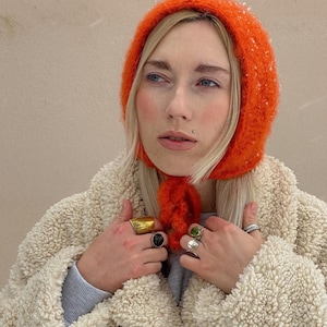 Adult Crochet Bonnet Hood Pattern-Crochet Hat – Beginner Friendly (PDF)