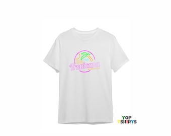 Club Tropicana WHAM Retro 80s Tshirt Music Fancy Dress Matching T Shirts