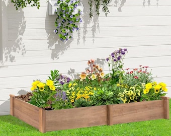 Garden Bed Wooden Outdoor Planter Box