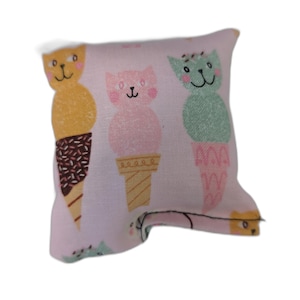 Eistüte Katzenspielzeug - Premium Katzenminze & Polyester Füllung Katzenminze Kissen - 3&quot;