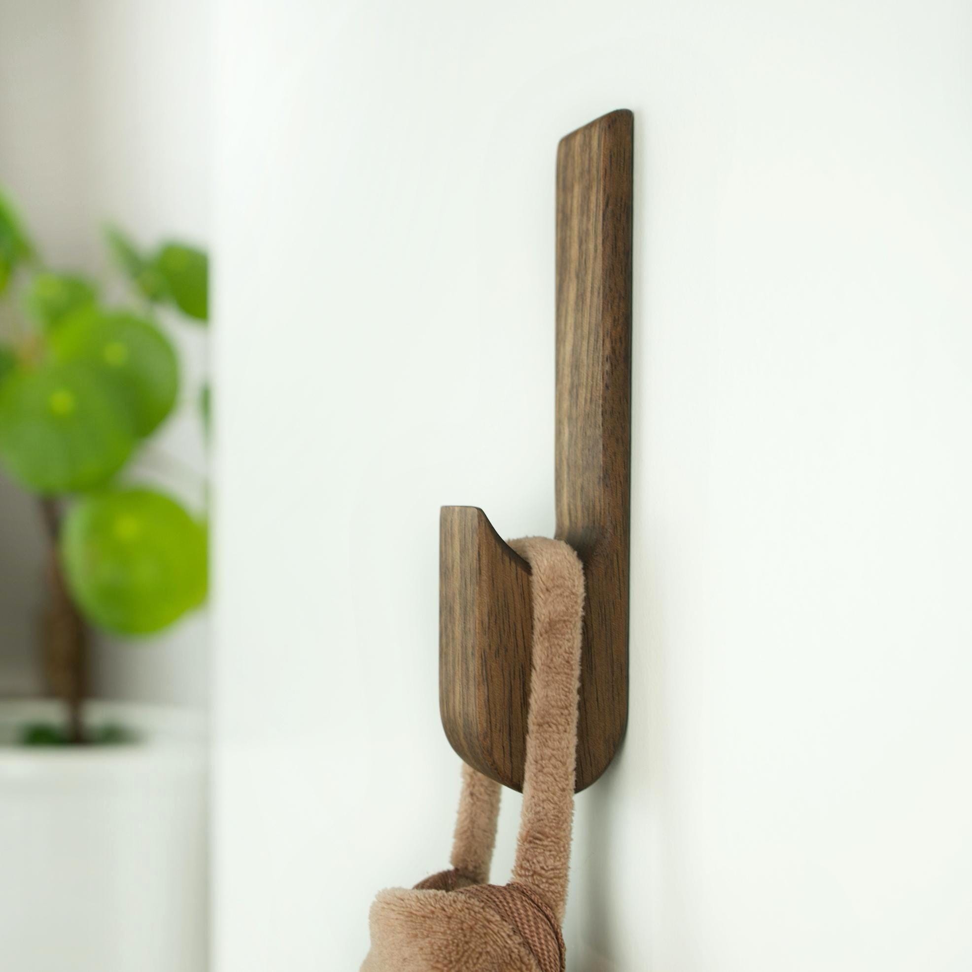 2 stuks zelfklevende handdoekhaak voor aan de muur