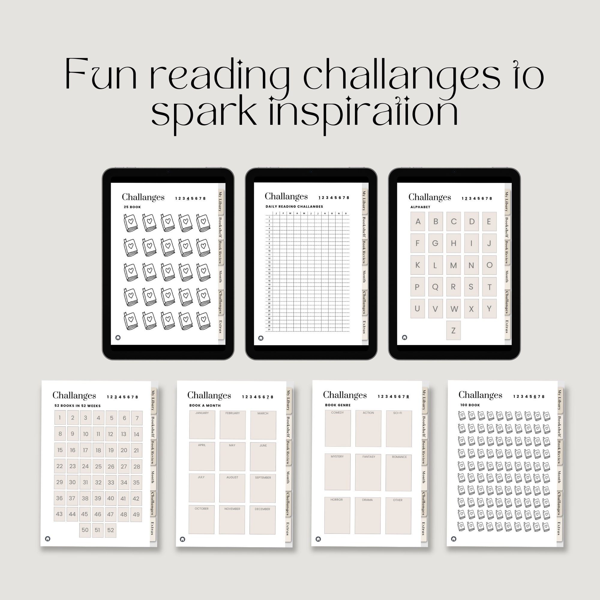 Digital Reading Journal - Book Tracker and Reading Planner - Goodnotes ...