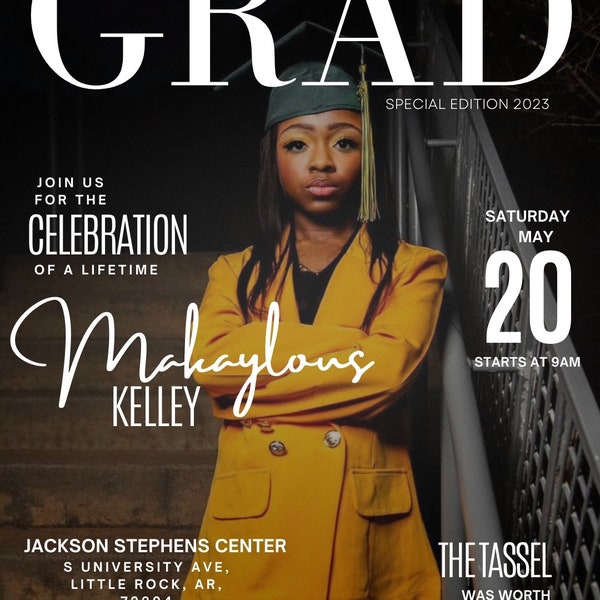 Graduation Magazine Invite