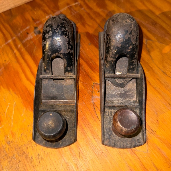 Pair of Vintage Stanley Wood Planes