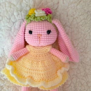 Amigurumi bunny, knitted bunny, soft stuffed animal, crochet toy, Easter bunny, bunny doll, toy for children and babies