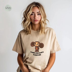 Cheburashka Forever T-Shirt: Kultiger russischer Cartoon, weiches Unisex Shirt