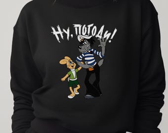 Sudadera Nu Pogodi Morjak: Russischer Kult-Comic, gemütlicher Jersey unisex
