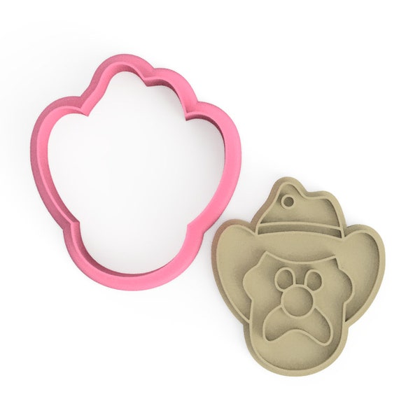 Bubble o bill ice cream cookie cutter and embosser stamp set food