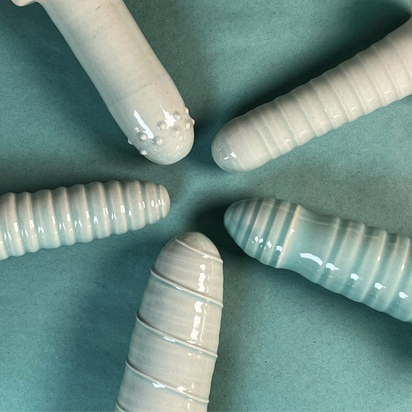Bespoke Ceramic massager - Hand Made to order, Sex toys, Adult Toys, Butt plugs, wellness