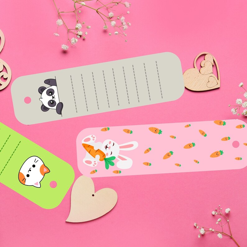 Bookmark PDF, Printable Bookmarks Digital Bookmark for Printable Gift