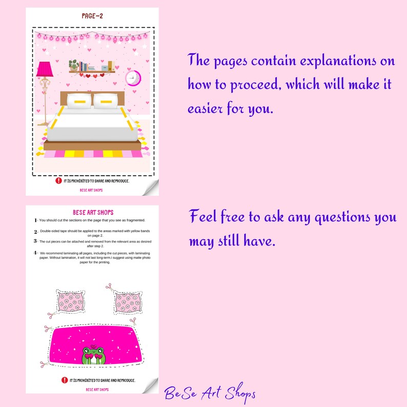 Printable Children's Activity Pages Canva - Etsy