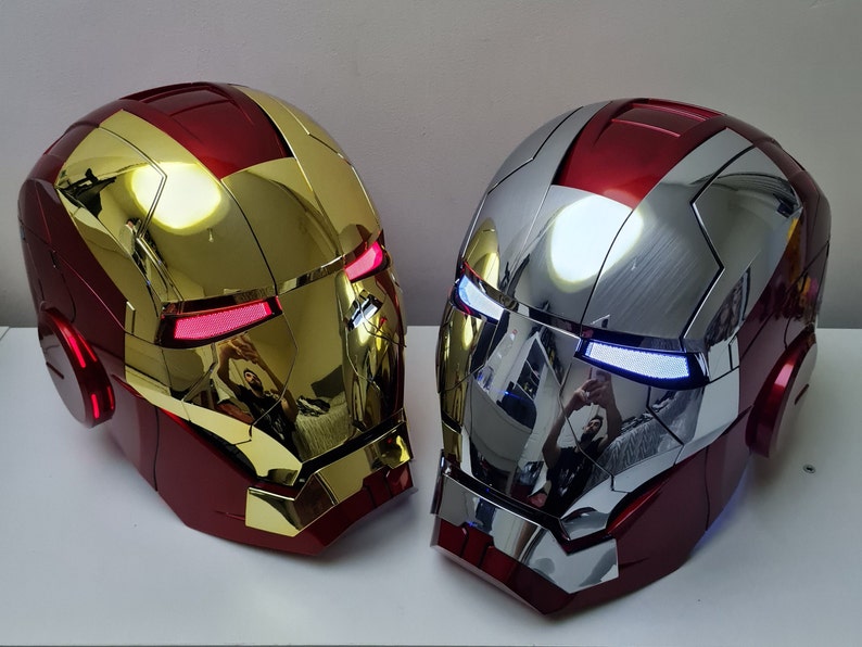 Iron Man MK5 Helmet With Jarvis Voice Control Etsy Australia