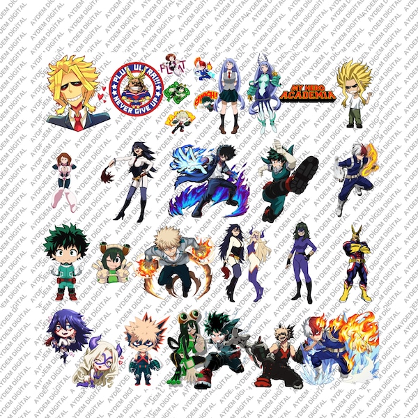 Anime Vector, Ready for Print, Cricut, Sublimation, Anime SVG PNG, Anime Clipart, Digital File