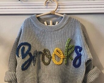 Custom baby sweater