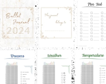 Digital Bullet Journal 2024 - ENG version