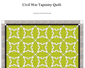 Civil War Tapestry Quilt