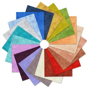 20-delige Fat Quarter-bundels: krijt en houtskool van Jennifer Sampou - Nuance Colorstory - Fat Quarter-bundel