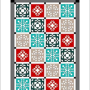 Advent Stars Quilt Pattern image 1