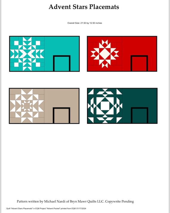 Advent Placemat Advent Placemat