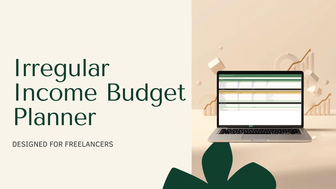 Irregular Income Sample Irregular Income Budget Planner, Freelancer Variable Income Tracker ...
