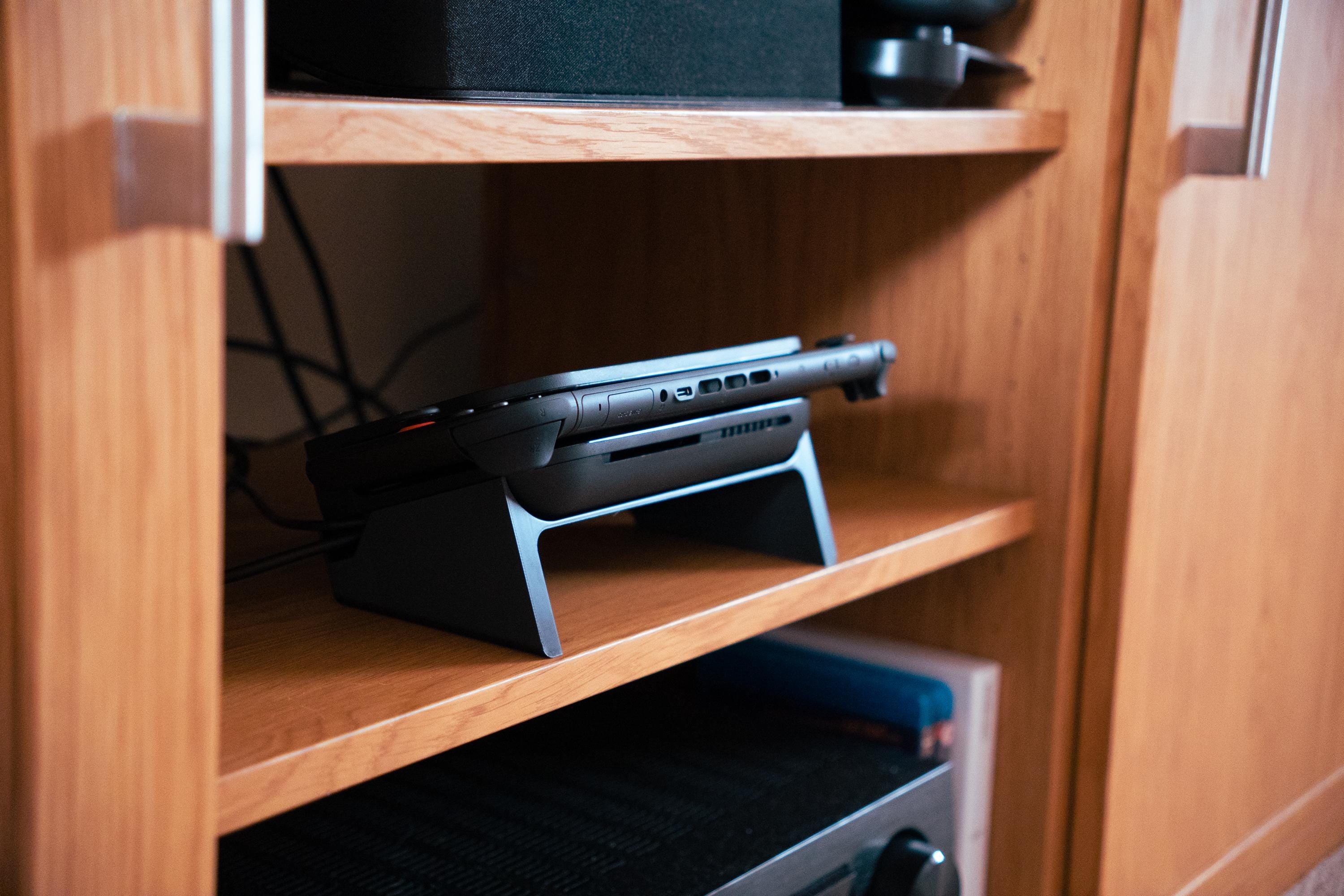 Switch 2 Horizontal Angled Airflow Dock Stand for Shelves - Easy