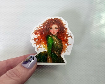 50 pc. Disney Princess-Inspired Stickers, Decals, Frozen, Brave, Mulan, Ariel, Little Mermaid